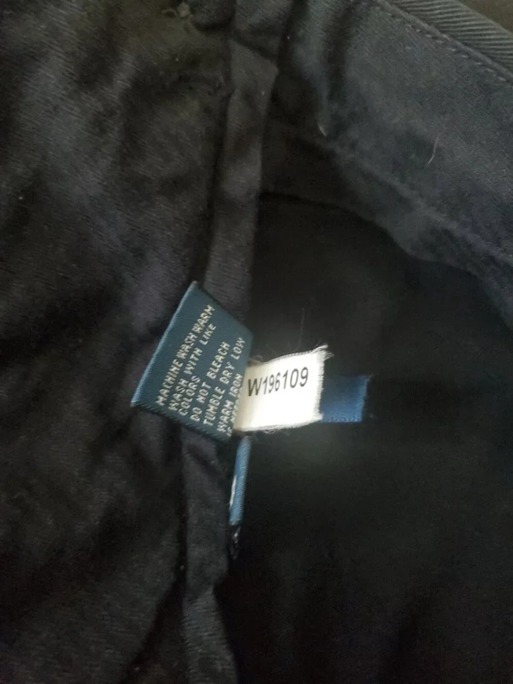 Polo Ralph Lauren Black Chino Trousers 36x30 Mens Flat Front Cotton Pants